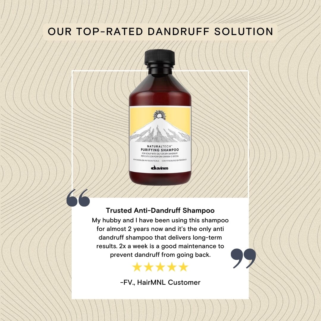 Davines Purifying Shampoo: For Oily or Dry Dandruff